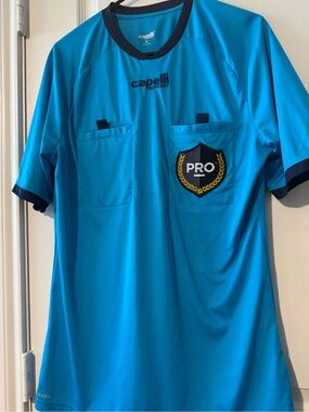 Capelli of New York Blue Referee Jersey with PRO Patch